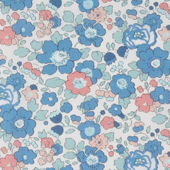Liberty of London-Tana Lawn - Betsy Blue-fabric-gather here online
