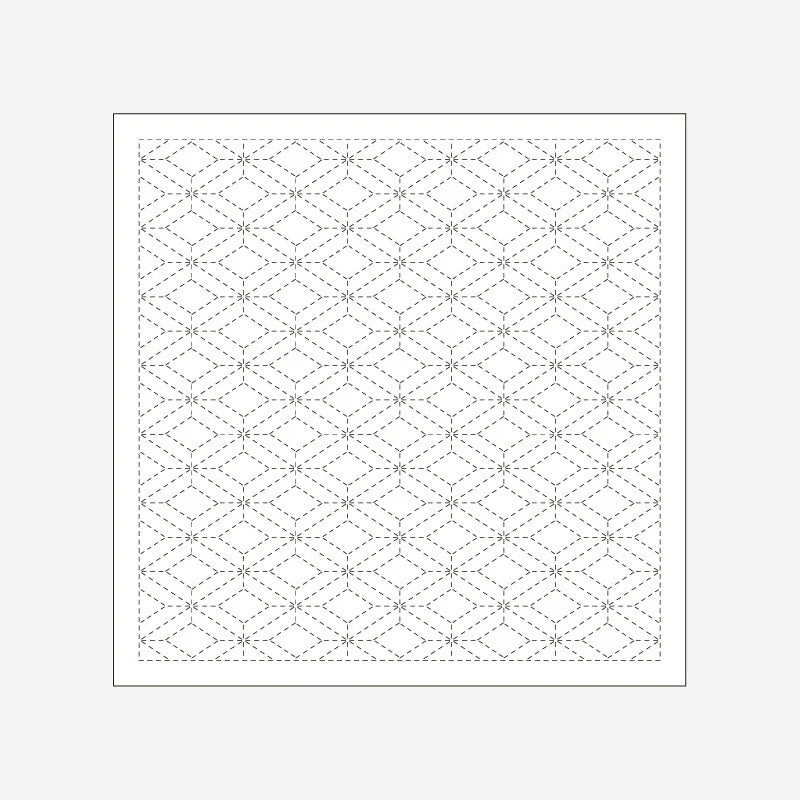 Sashiko Sampler - White