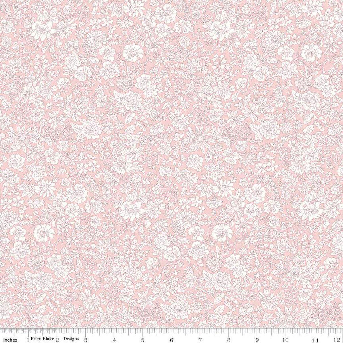 Liberty Fabrics-Emily Belle Powder Rose-fabric-gather here online