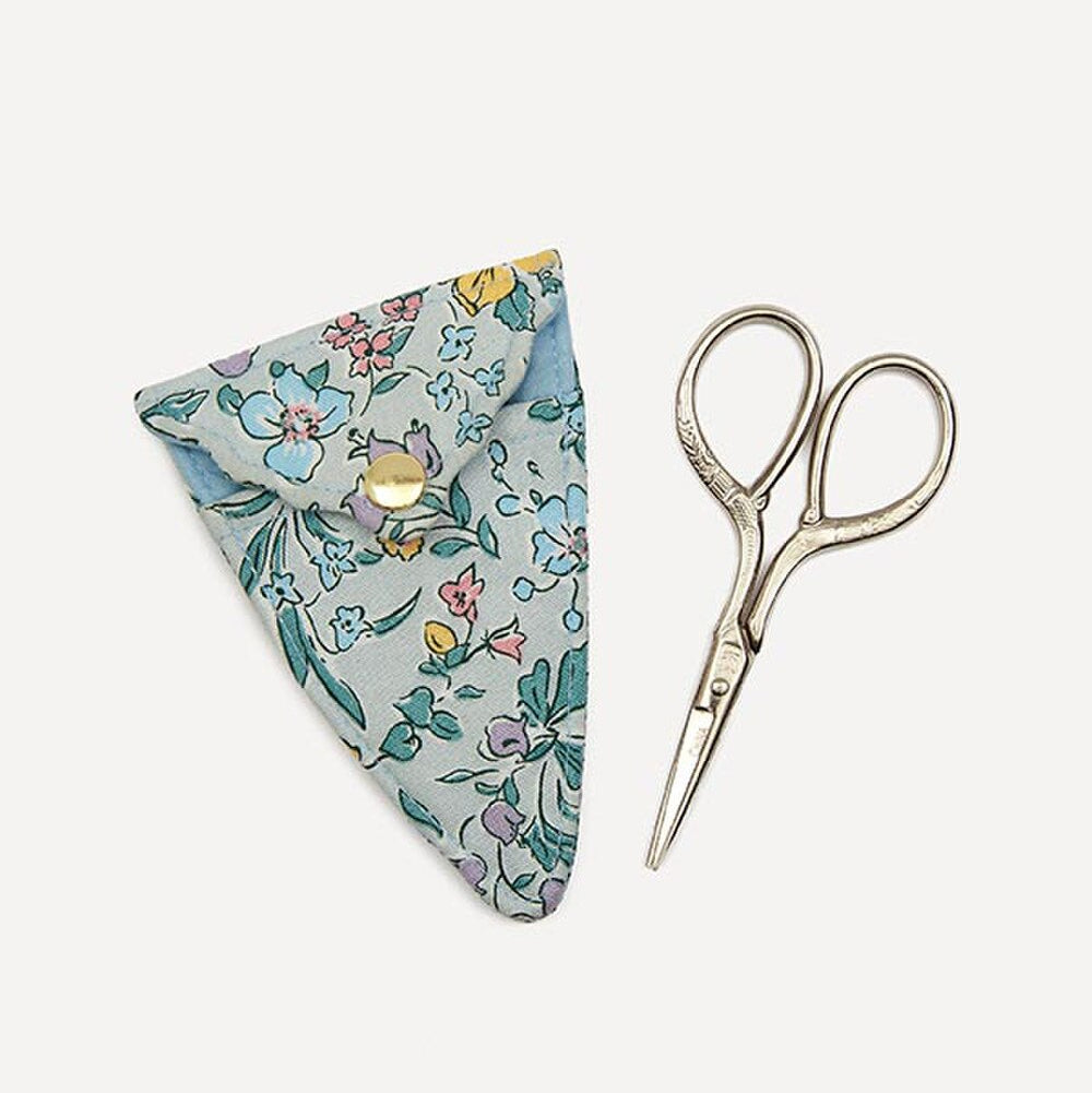 Riley Blake Designs-Liberty Scissors & Holder - Blue Floral-scissors + snips-gather here online