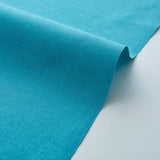 Kokka-Echino Solid Cotton Linen Canvas-fabric-Teal-gather here online