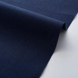 Kokka-Echino Solid Cotton Linen Canvas-fabric-Navy-gather here online