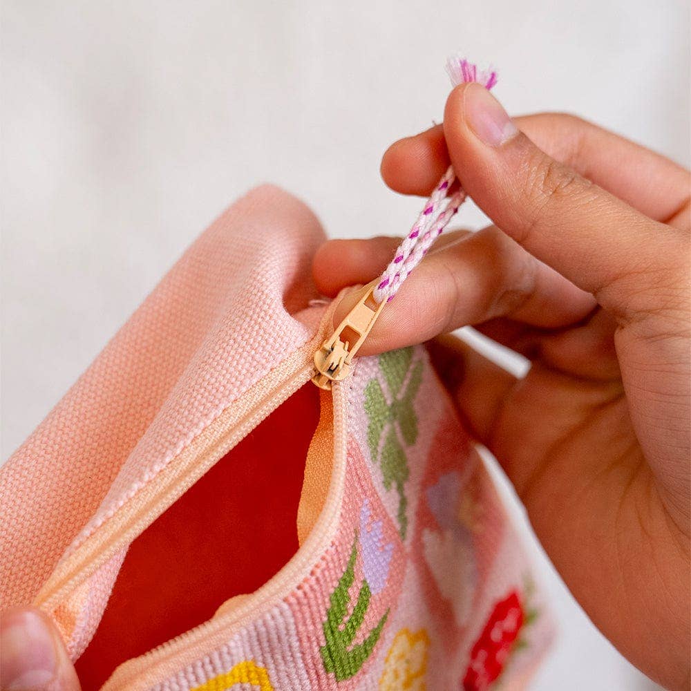 Craft Club-Good Luck Charms - Needlepoint Pouch Kit-craft kit-gather here online