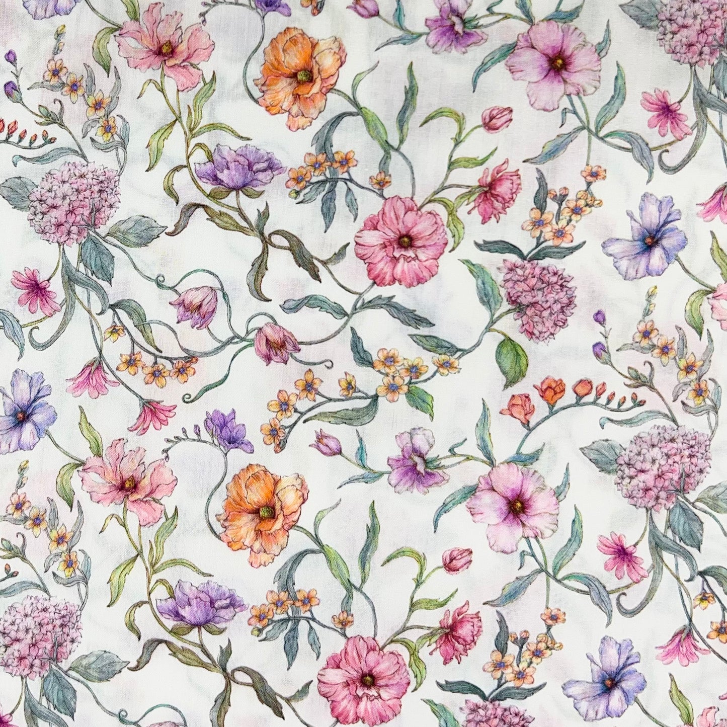Liberty of London-Tana Lawn - Battersea Blooms-fabric-gather here online