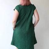 Made by rae-Emerald Dress Pattern-sewing pattern-gather here online