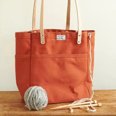 Artifact-Knitting Project Bag - Papaya-accessory-gather here online