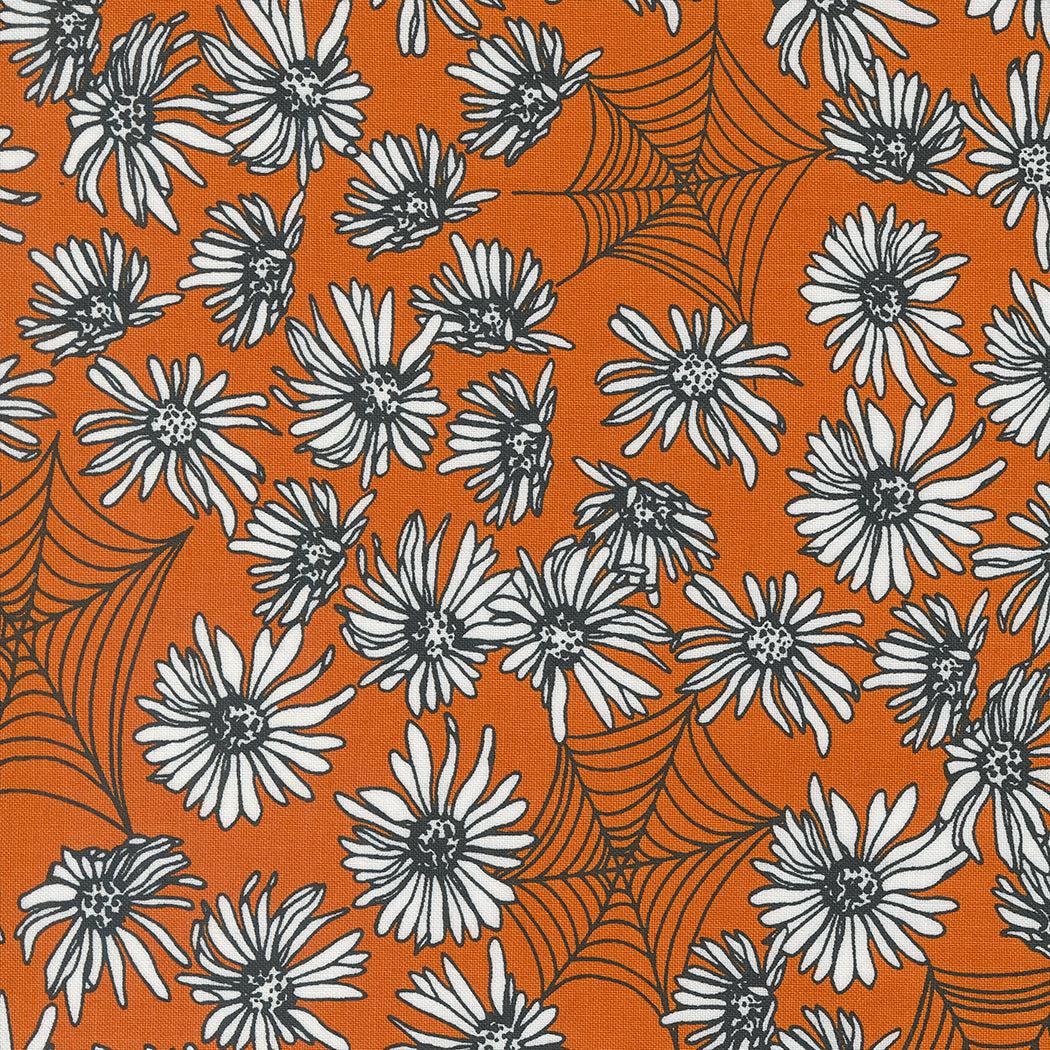 Moda-Whispering Webs Pumpkin-fabric-gather here online