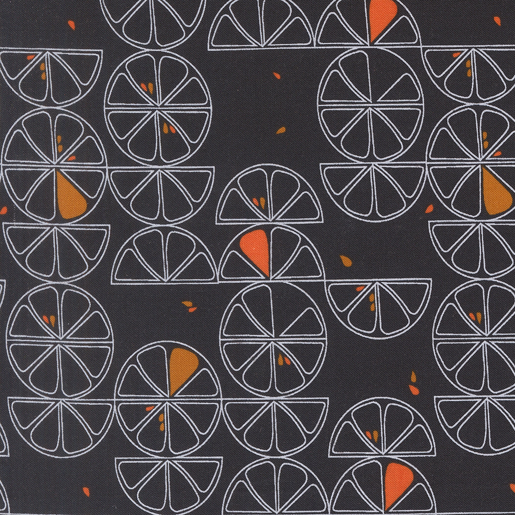Moda-Lemon Slice Midnight-fabric-gather here online