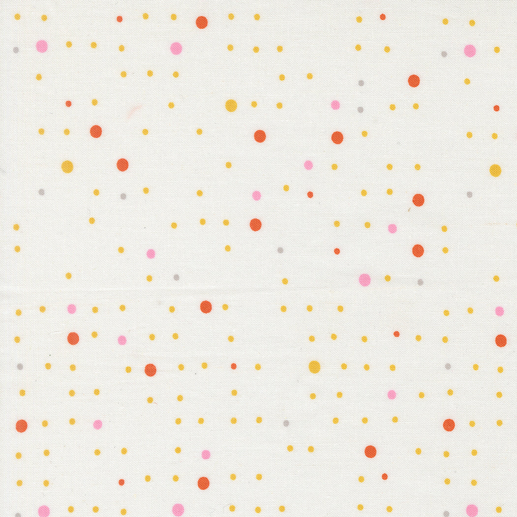Moda-Dapple Dot Coconut-fabric-gather here online