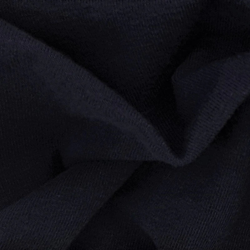 deadstock-Midnight 9oz Cotton/Spandex Jersey Knit-fabric-gather here online
