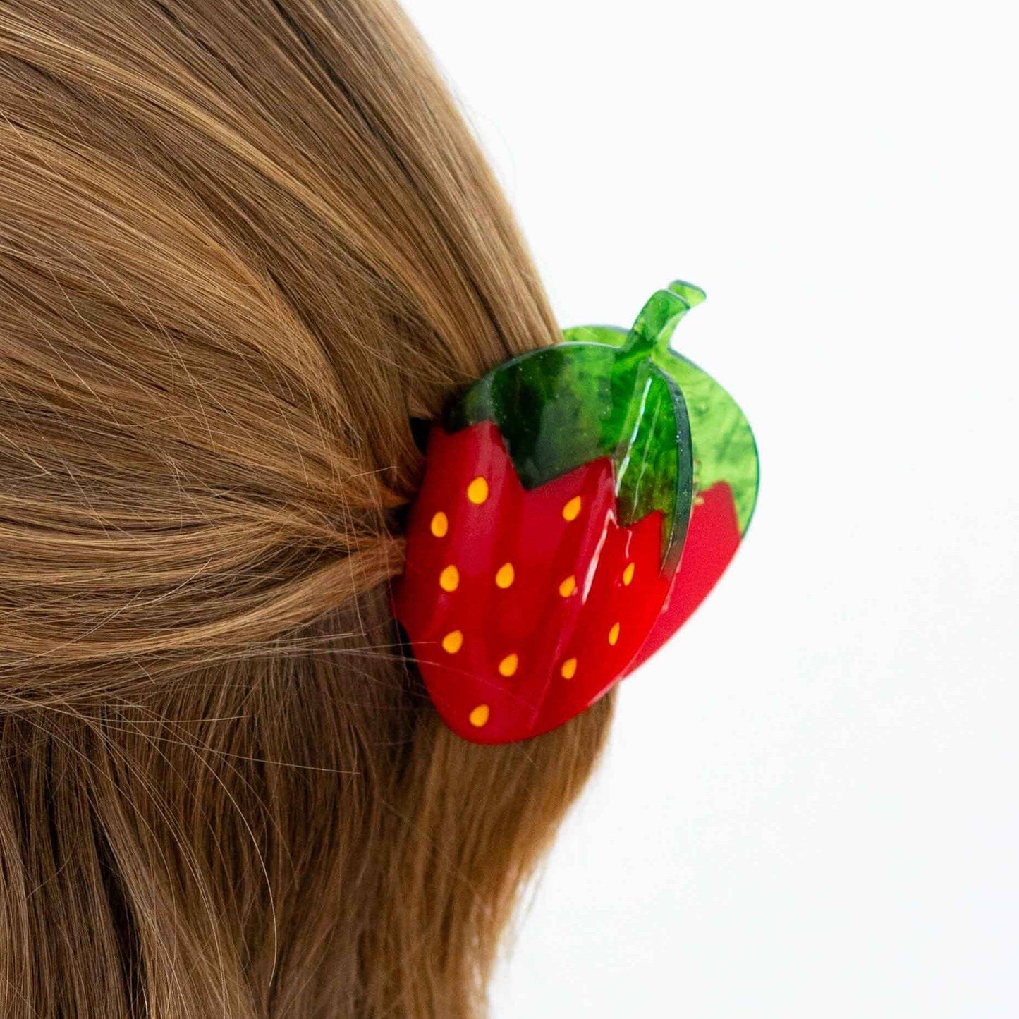 Jenny Lemons-Midi Red Strawberry Hair Claw-accessory-gather here online