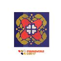 Fraymeworks-Helga Handker 4x4" Needlepoint Canvas-embroidery pattern-gather here online