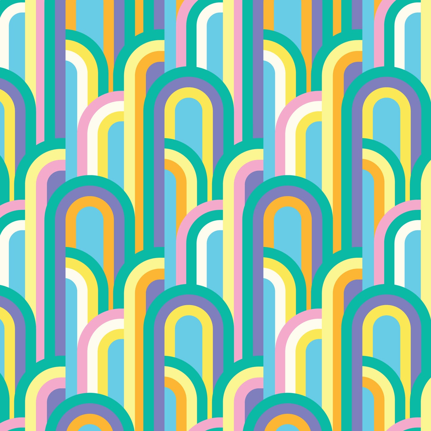 Cloud9-Rainbows Forever Multi-fabric-gather here online