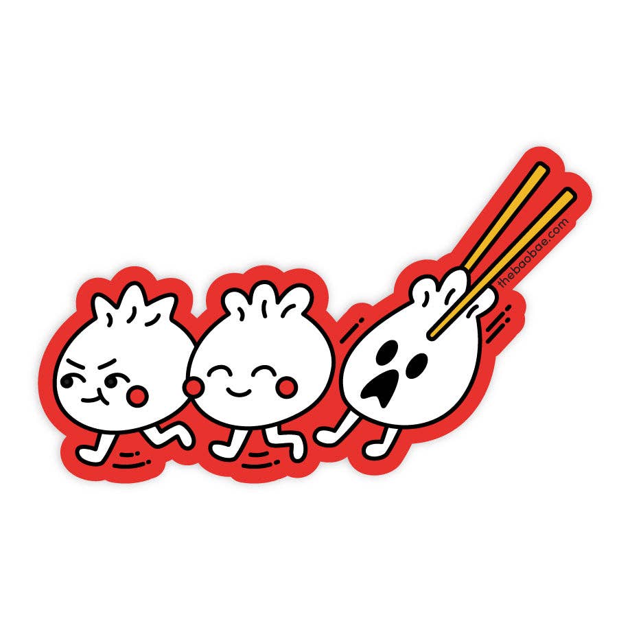 The Bao Bae-Dumpling Run Sticker-sticker-gather here online