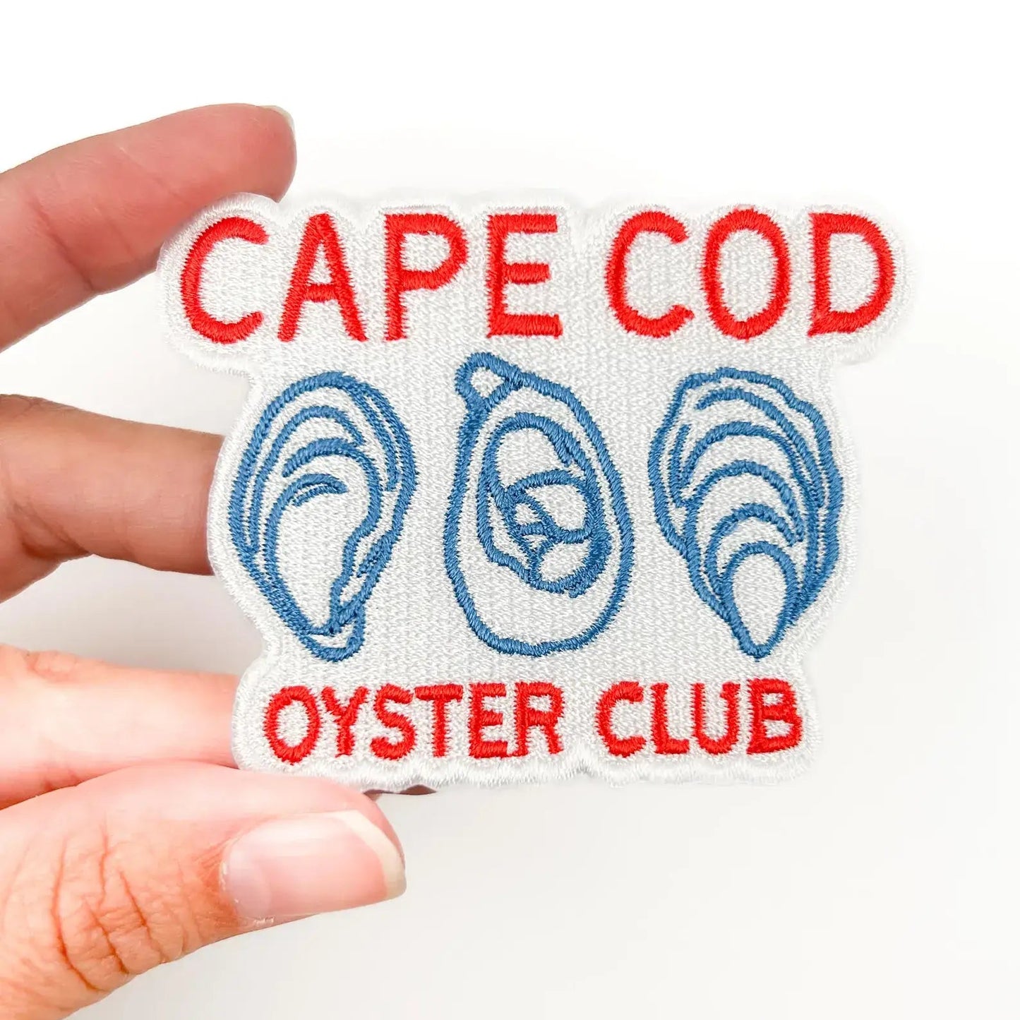 Field Trip Threads-Cape Cod Oyster Club Iron-On Patch-patches + pins-gather here online