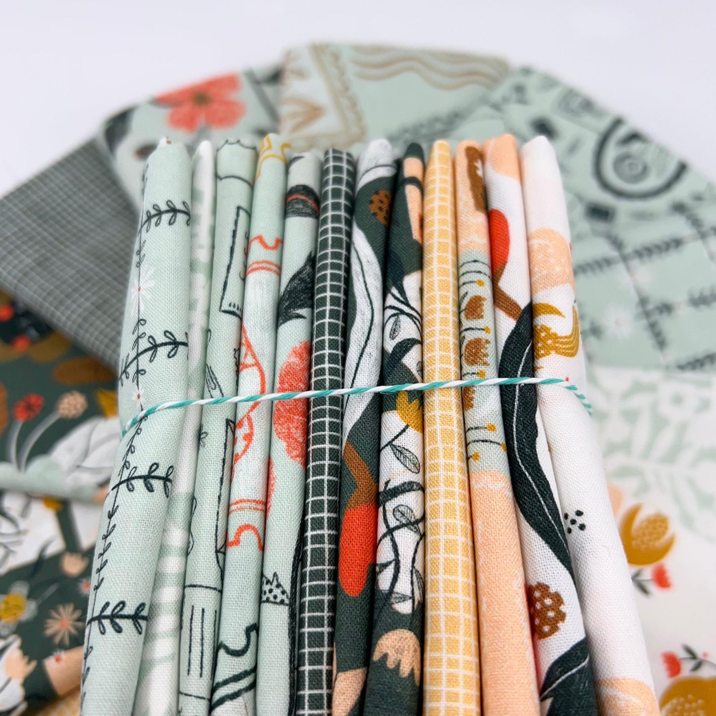 Fat Quarter Bundle of Snail Mail (12 Pieces)