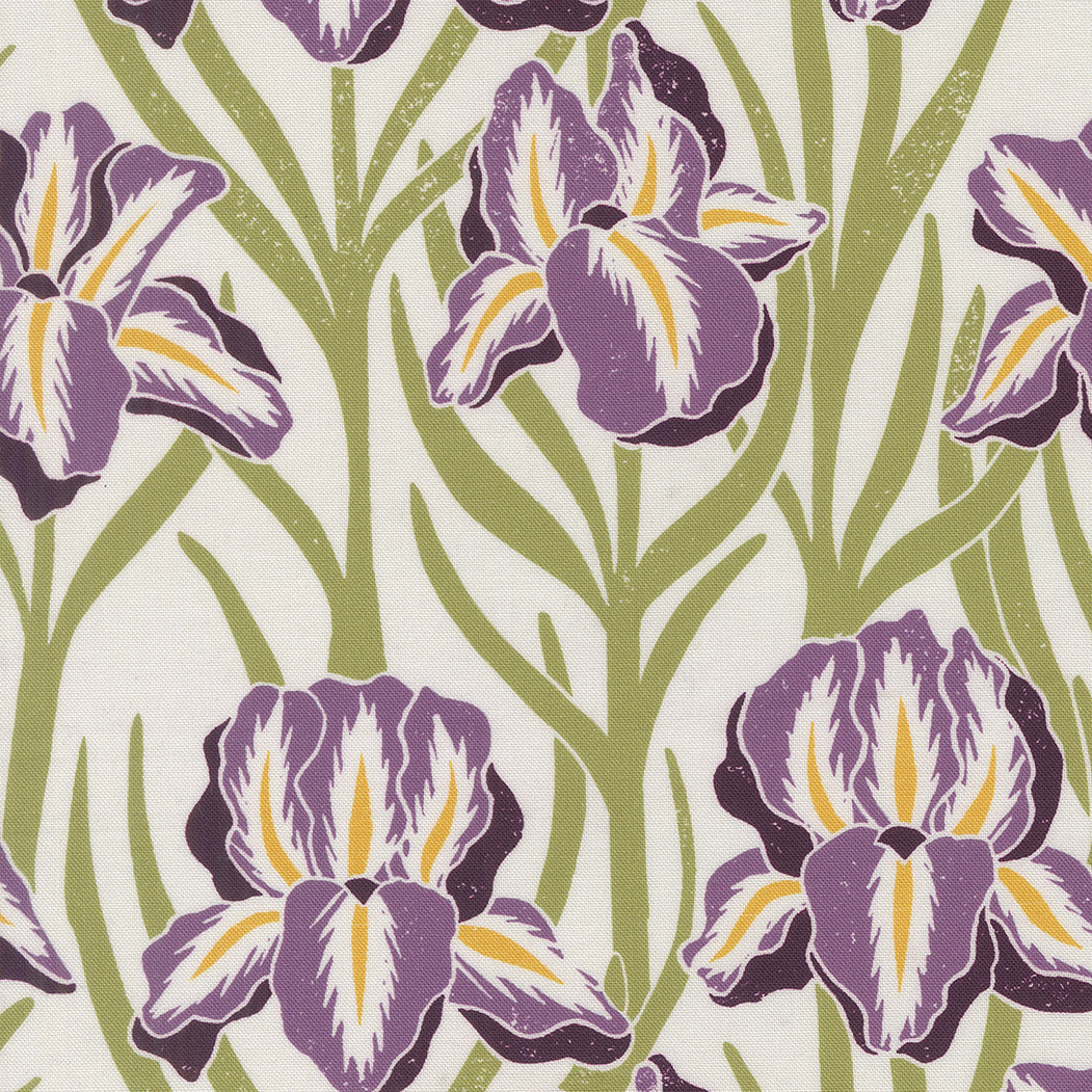 Moda-Iris Cream-fabric-gather here online