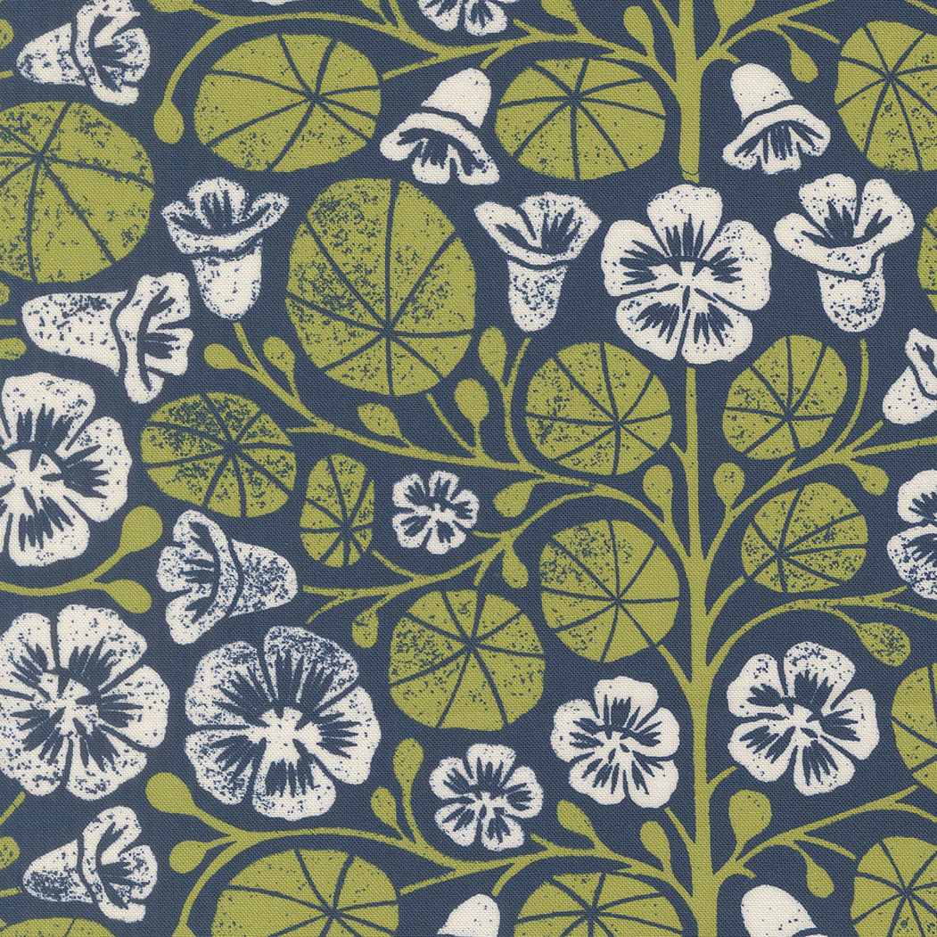Moda-Nasturium Dusk-fabric-gather here online