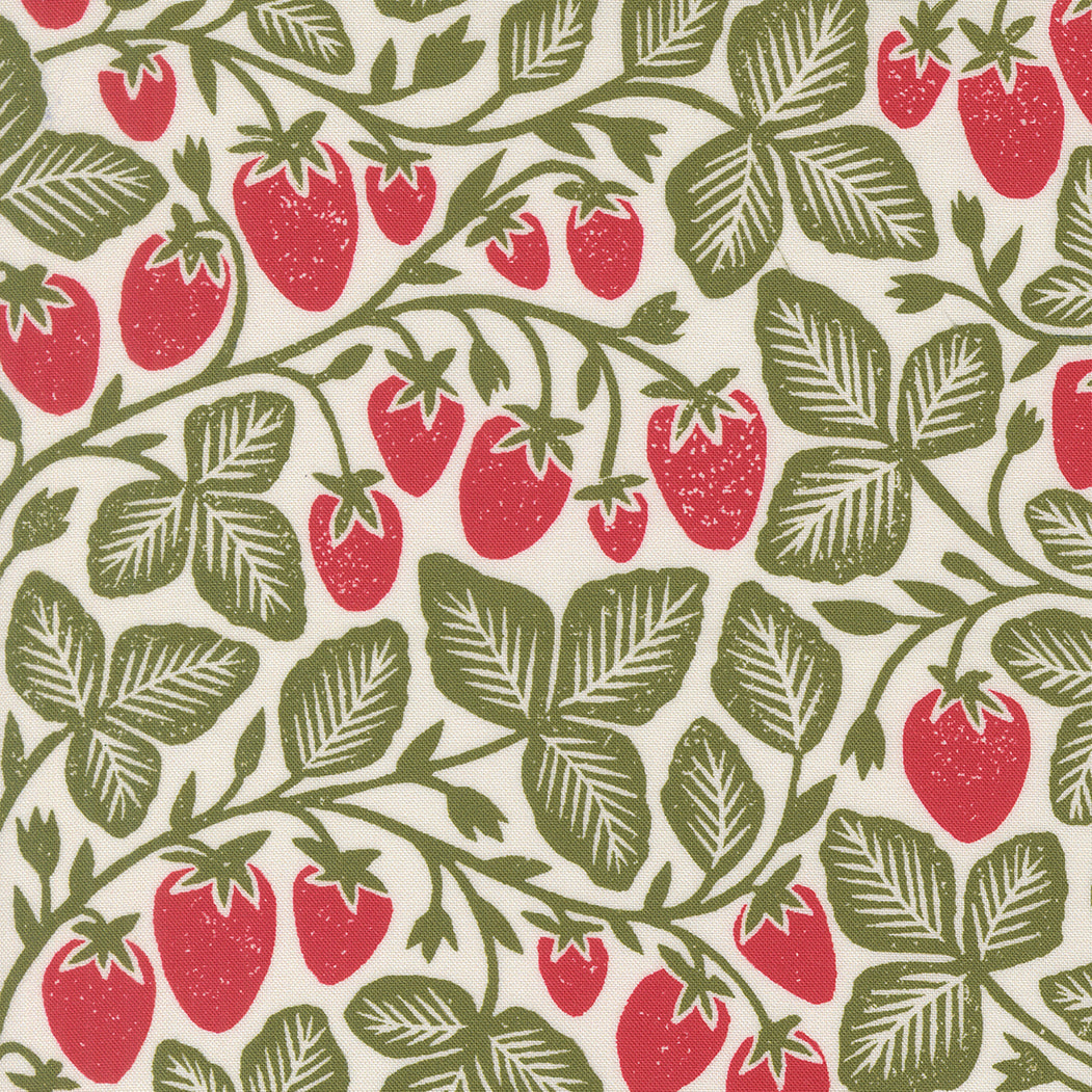 Moda-Strawberry Cream-fabric-gather here online