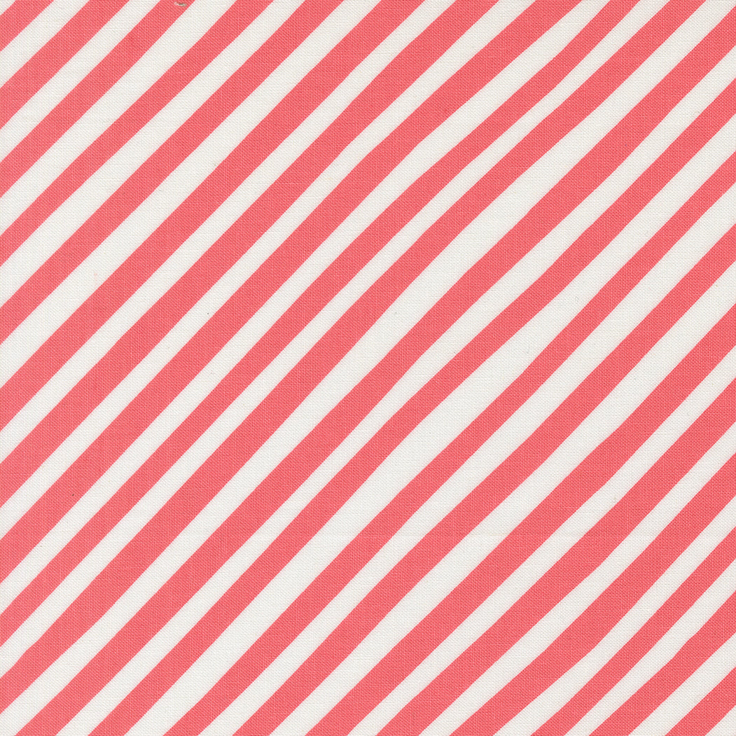 Moda-Stripes Coral-fabric-gather here online