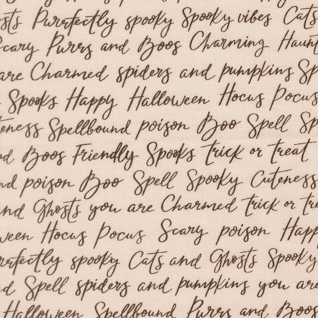 Moda-Happy Halloween Lettering Moonbeam-fabric-gather here online