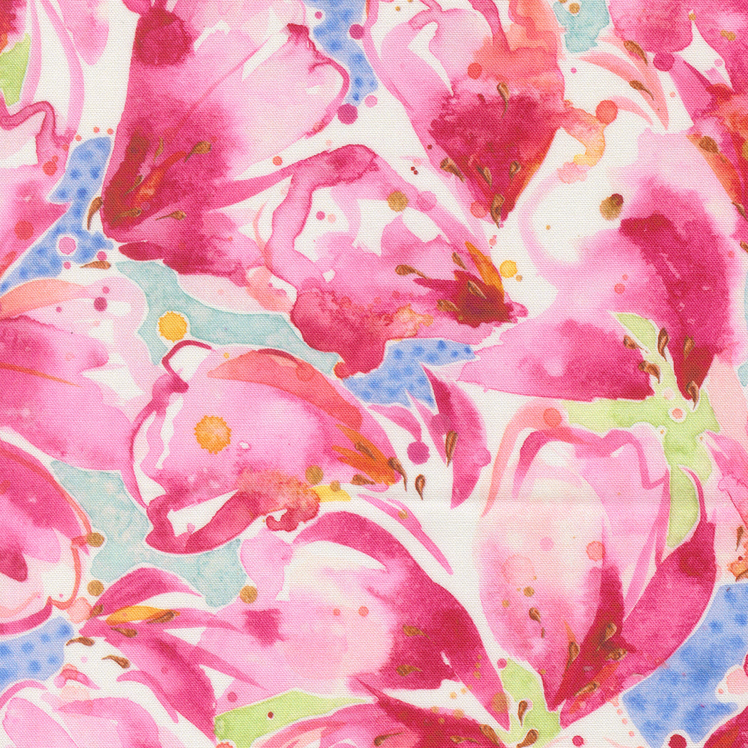 Moda-Kabloom Peony-fabric-gather here online