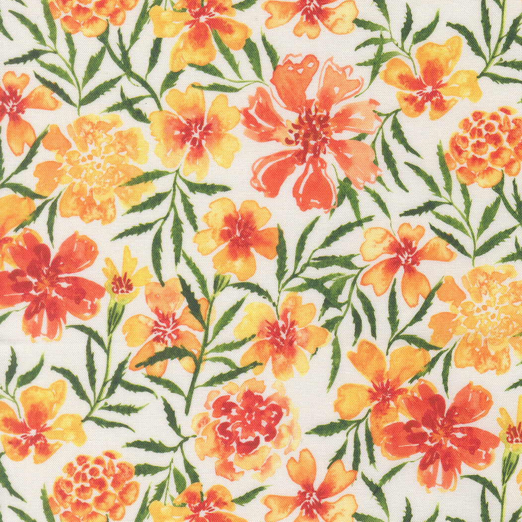 Moda-Golden Days Coral-fabric-gather here online