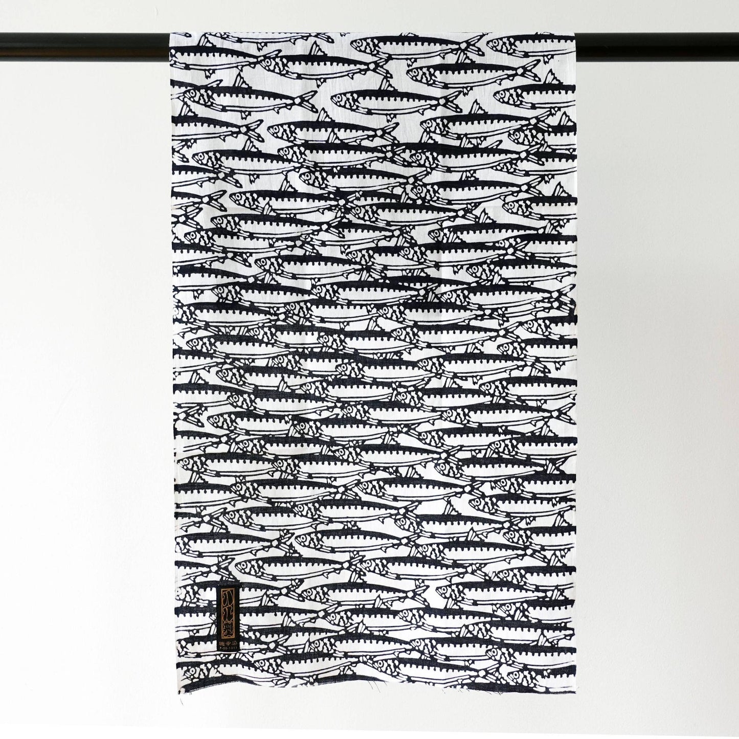 Curious Corners-Izumimomen Tenugui - Sardine-accessory-gather here online