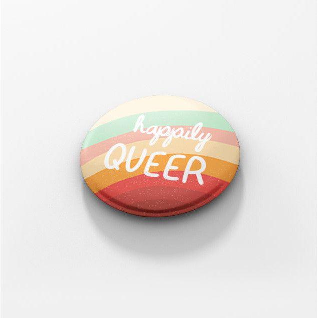 Luck and Lavender Studio-Happily Queer Button-accessory-gather here online