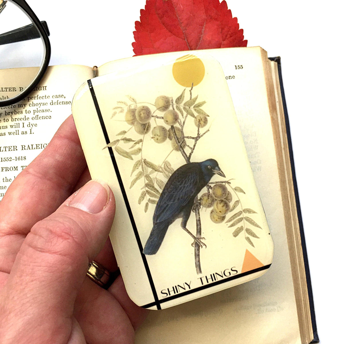 Firefly Notes-Crow Shiny Things Large Tin-craft organizer-gather here online