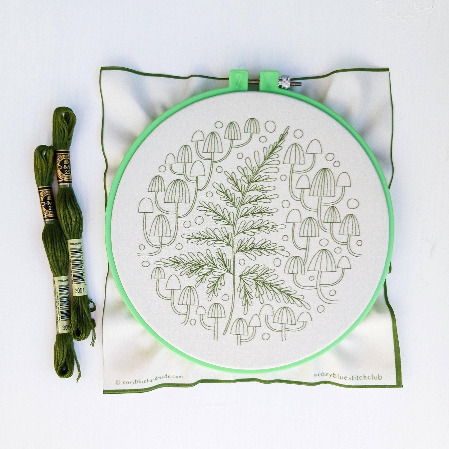 CozyBlue-Fern + Friends Embroidery Kit-embroidery kit-gather here online