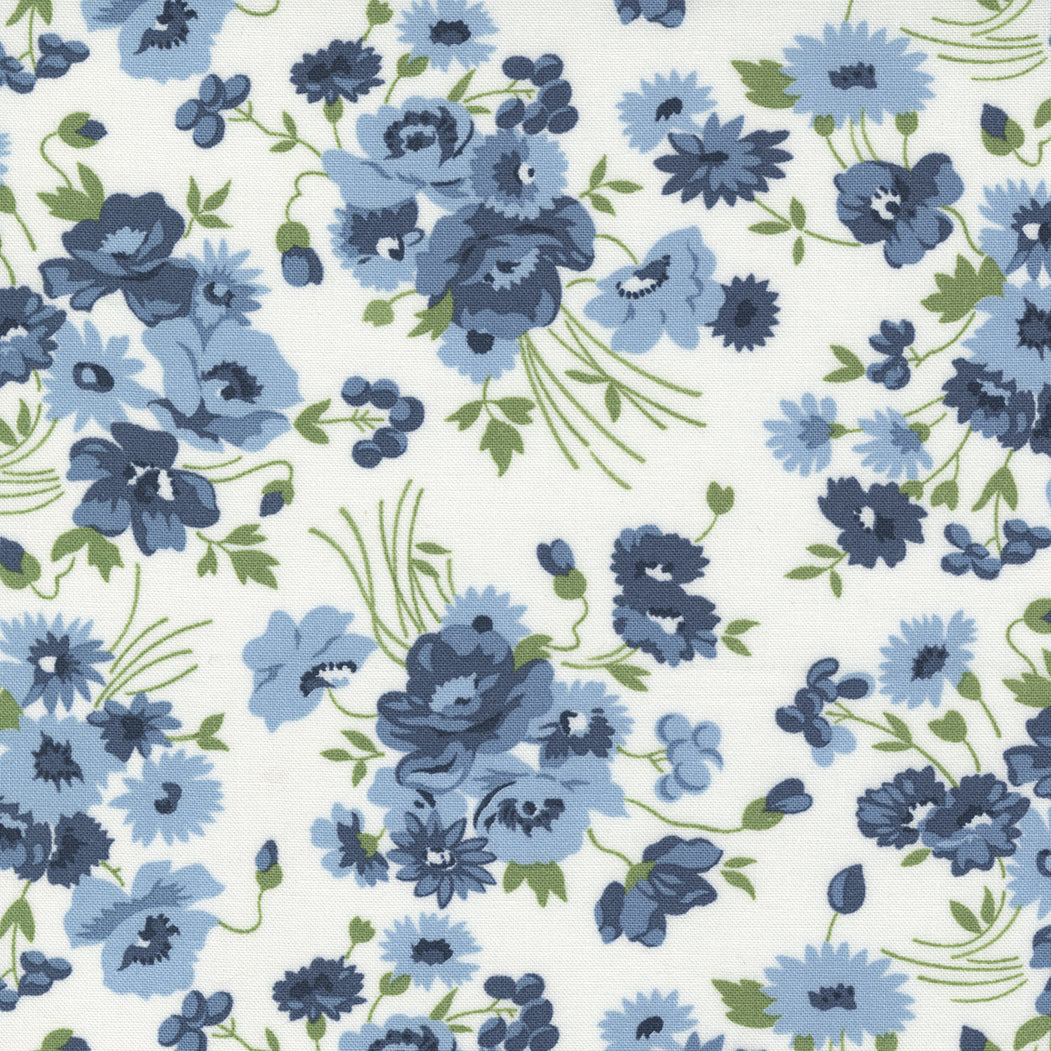 Moda-Somerset Florals Cream Multi-fabric-gather here online