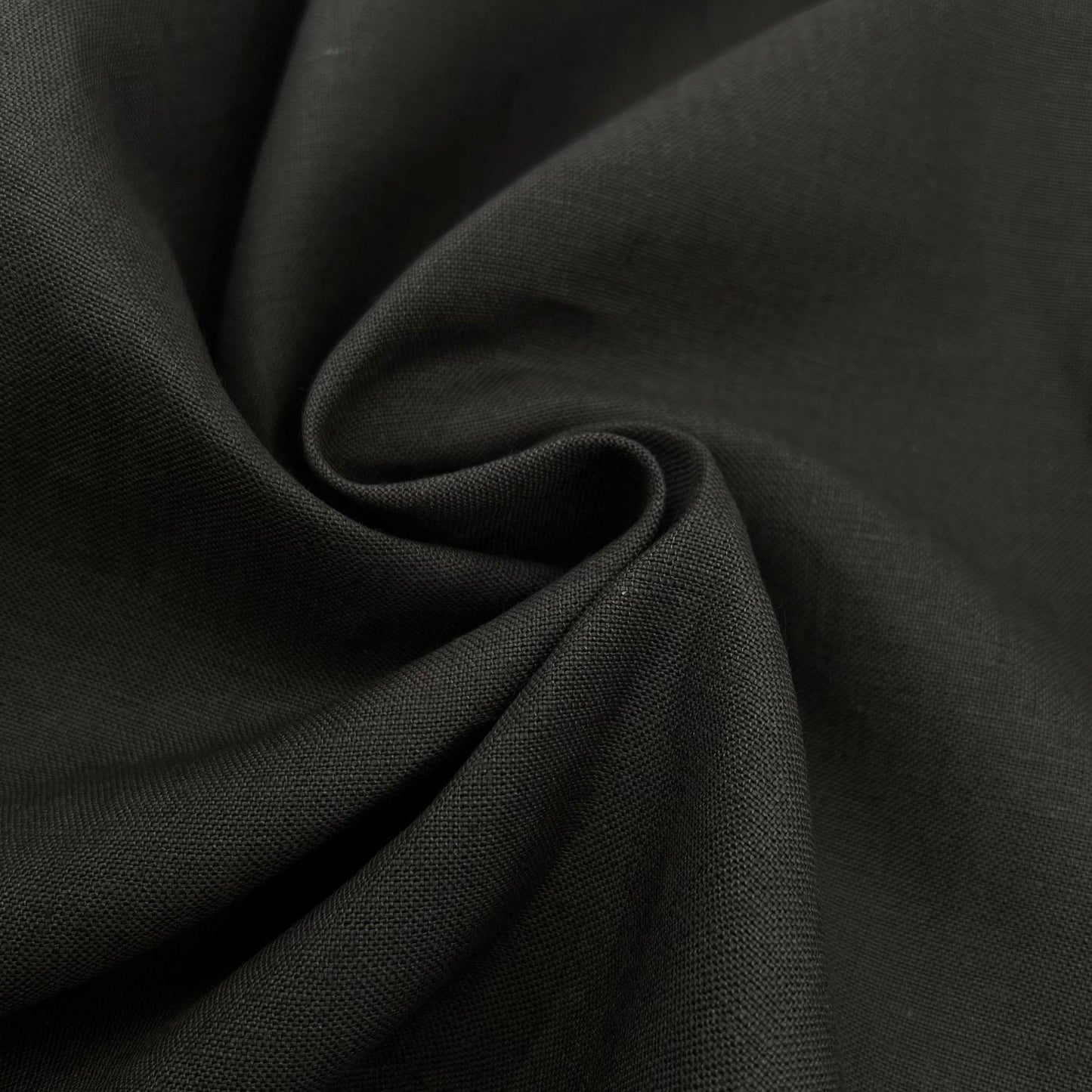 Lino Textil-Nevada Linen Smoke Grey-fabric-gather here online