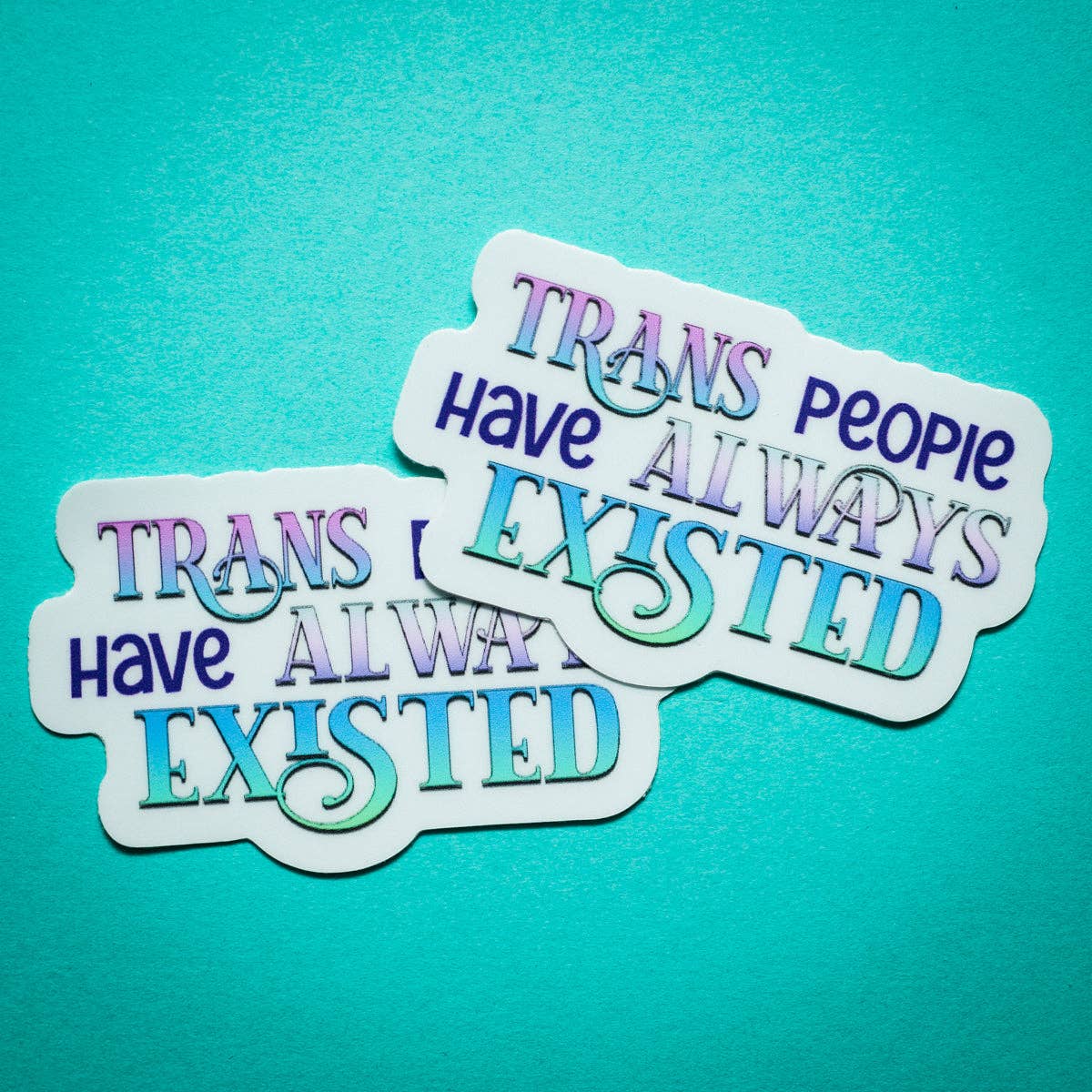Crafty Queer Studio-Trans People Have Always Existed Sticker-sticker-gather here online