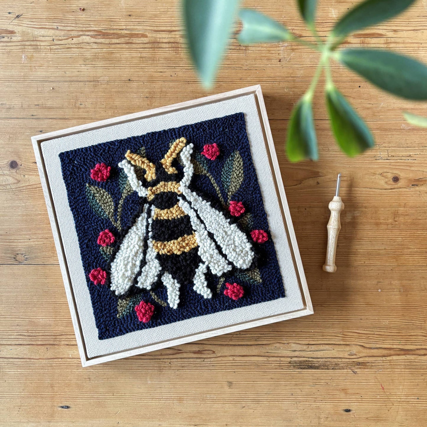 The Urban Acres-Spring Bee Punch Needle Kit-craft kit-gather here online