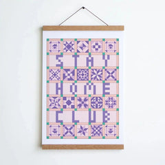 Stay Home Club-Stay Home Club Patchwork Print-accessory-gather here online
