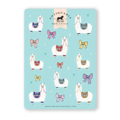 Antiquaria-Alpacas Sticker Sheet-accessory-gather here online