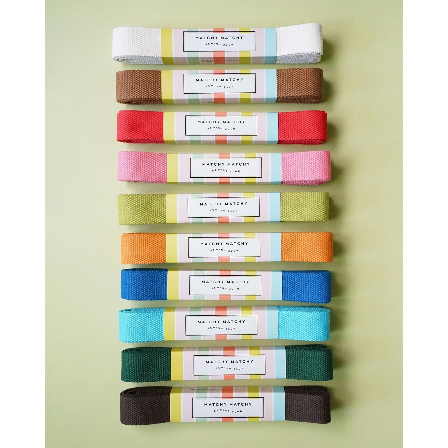 Matchy Matchy Sewing Club-Orange Webbing 1.25"-trim-gather here online