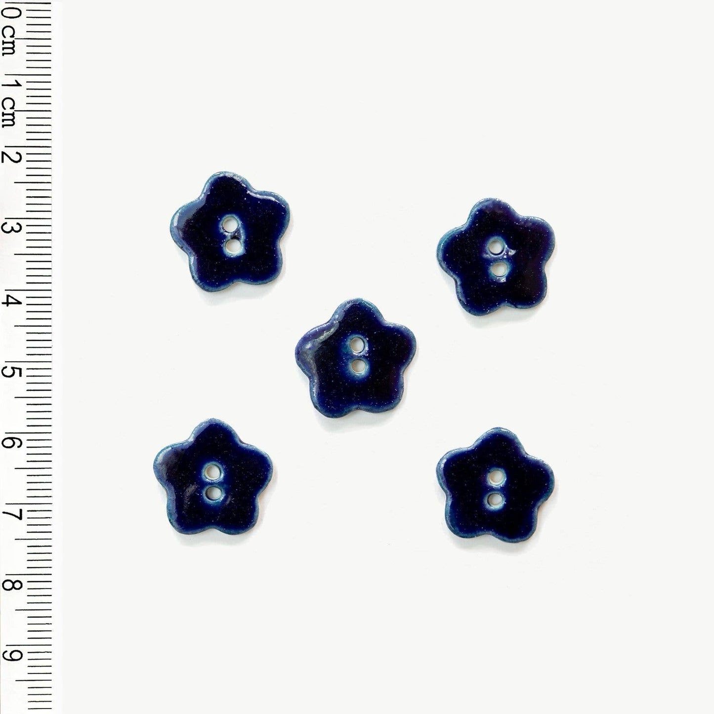 Incomparable Buttons-Navy Flower Buttons-button-gather here online