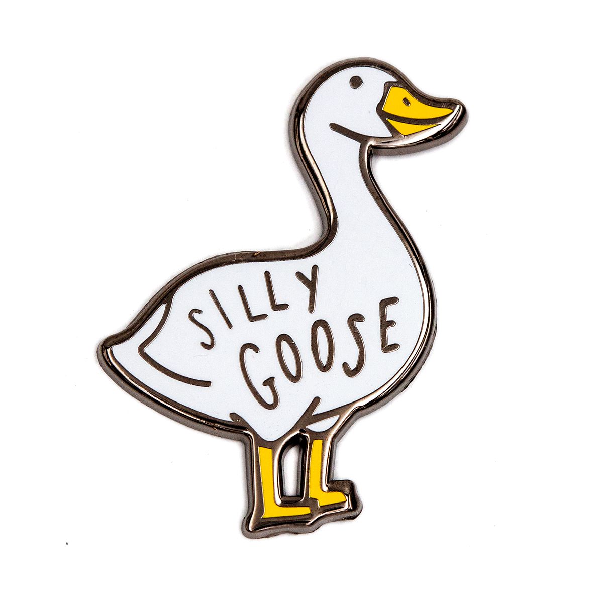 These Are Things-Silly Goose Enamel Pin-accessory-gather here online
