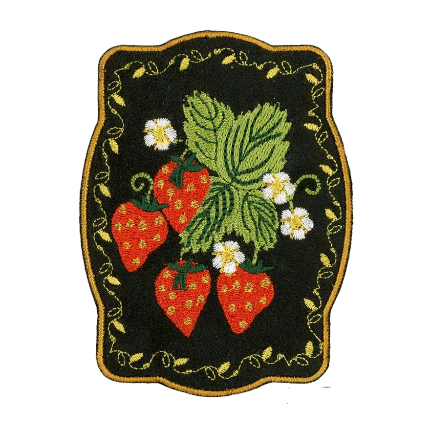 Patch Ya Later-Strawberries Iron-On Patch-accessory-gather here online