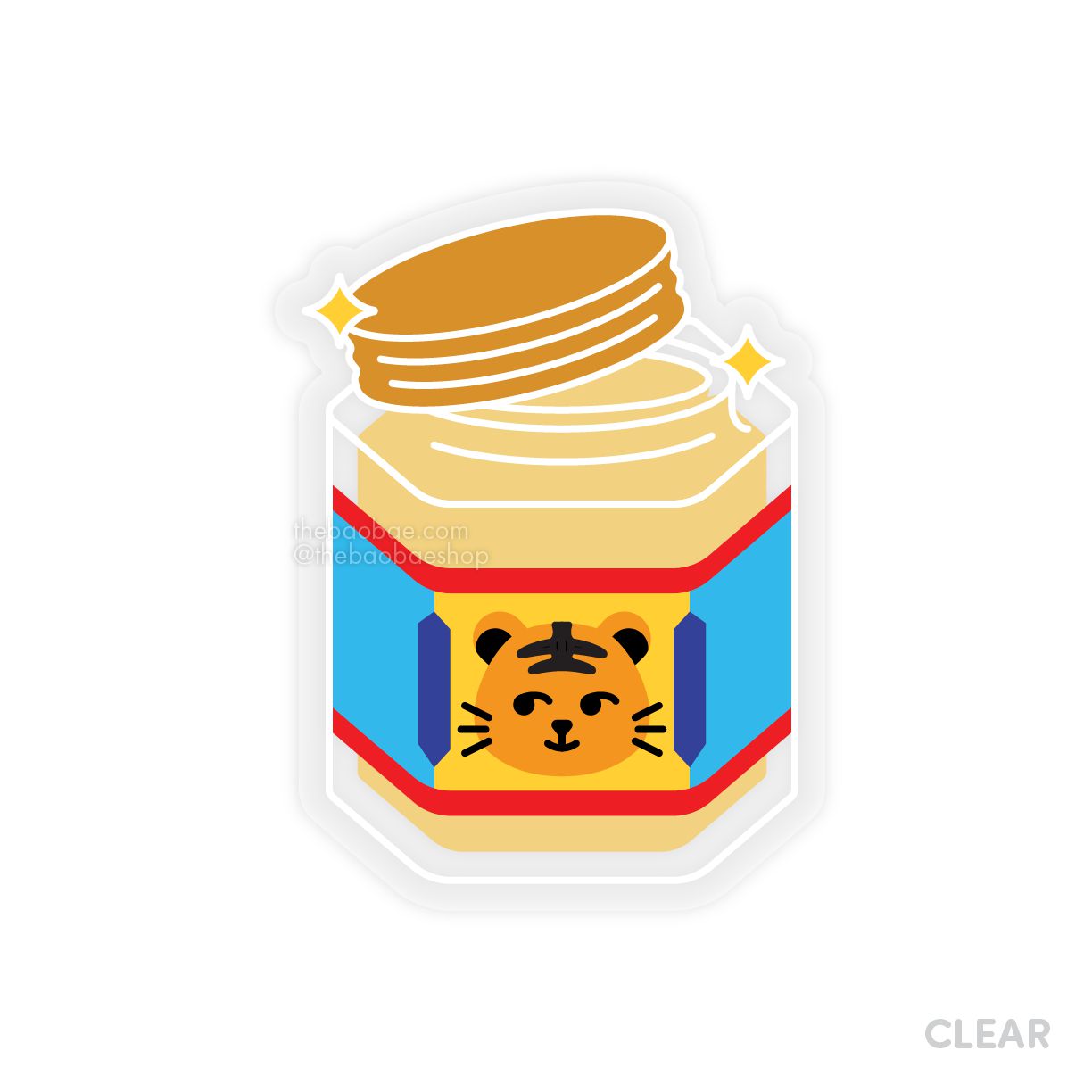 The Bao Bae-Tiger Balm Clear Sticker-accessory-gather here online
