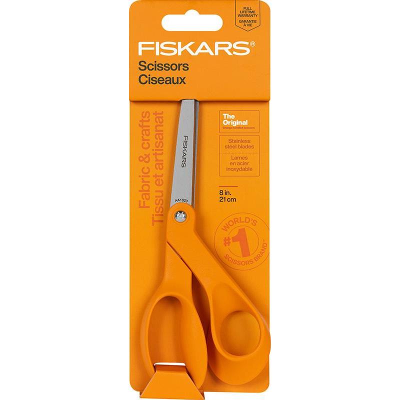 Fiskar-All Purpose Bent Scissor 8in-scissors + snips-gather here online