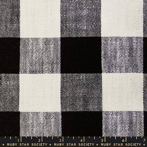 Ruby Star Society-Checker Toweling Black-fabric-gather here online
