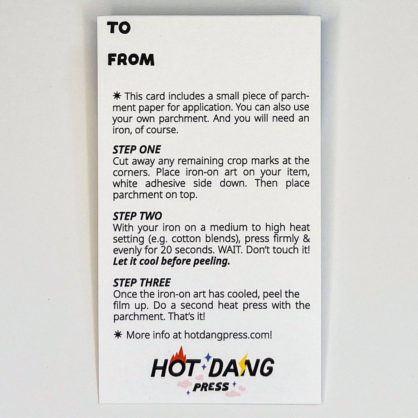 Hot Dang Press-Happy Birthday Cat Iron-On Transfer & Card-patches + pins-gather here online