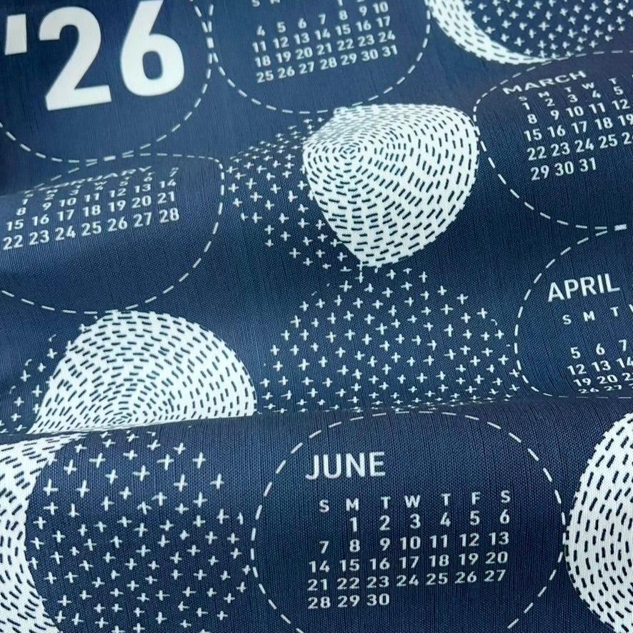 gather here-2026 Tea Towel Calendar - Moon Phases-tea towel calendar-gather here online