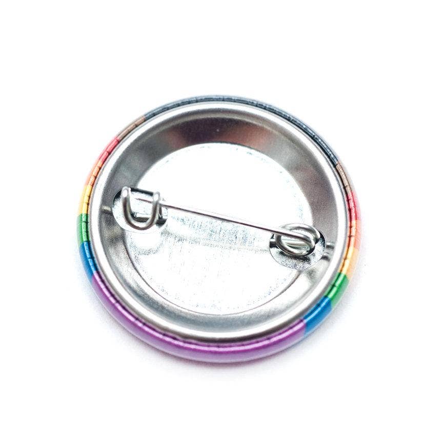 Crafty Queer Studio-I Love My Moms LGBTQ+ Pinback Button-accessory-gather here online
