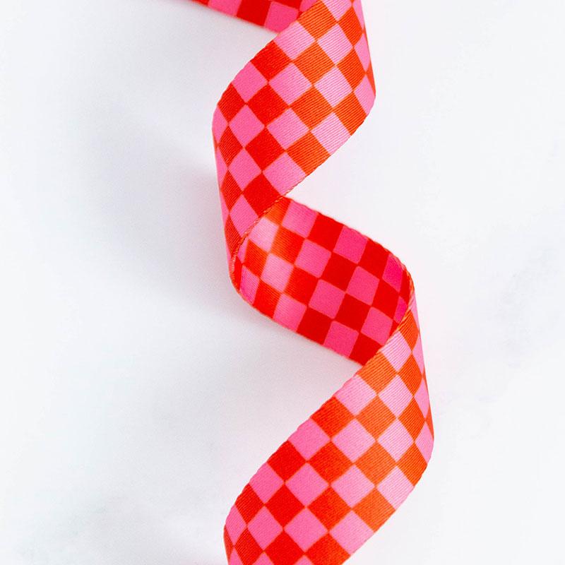Ruby Star Society-Checker Strawberry 1.5" Webbing-trim-gather here online