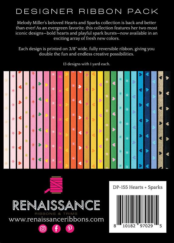 Designer Ribbon Pack - Hearts & Sparks