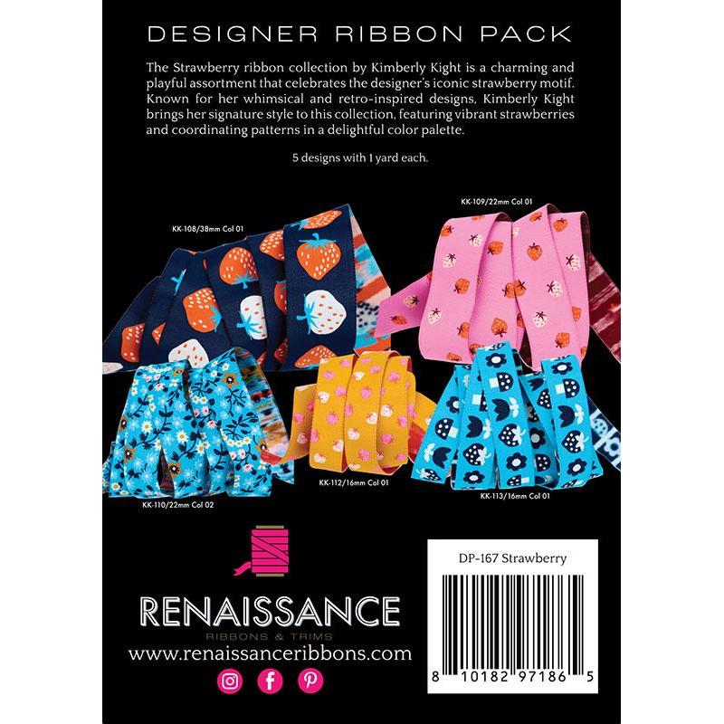 Ruby Star Society-Designer Ribbon Pack - Strawberry-trim-gather here online